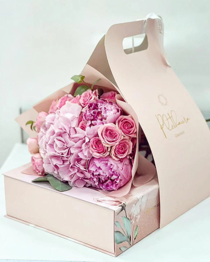 Pretty in Pink (Packaging comes if love box chocolate only)